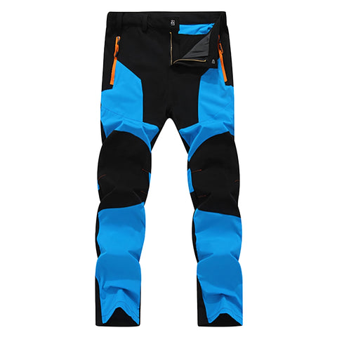 Blue Black Waterprrof Zip Trouser