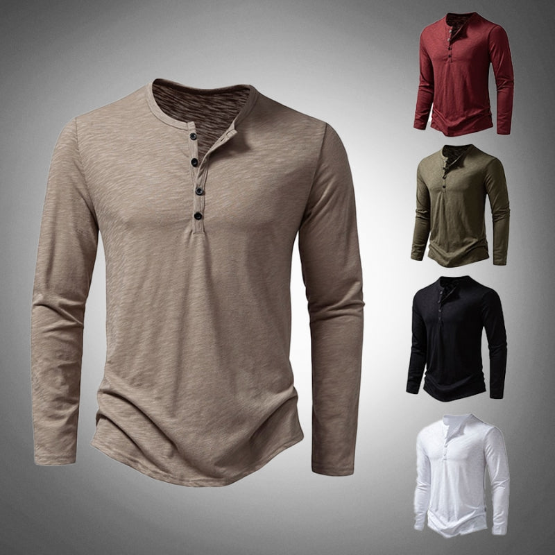 beige plain long sleeve shirt on a collage